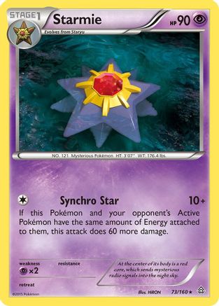 Starmie (73) Reverse Holofoil - XY  Primal Clash