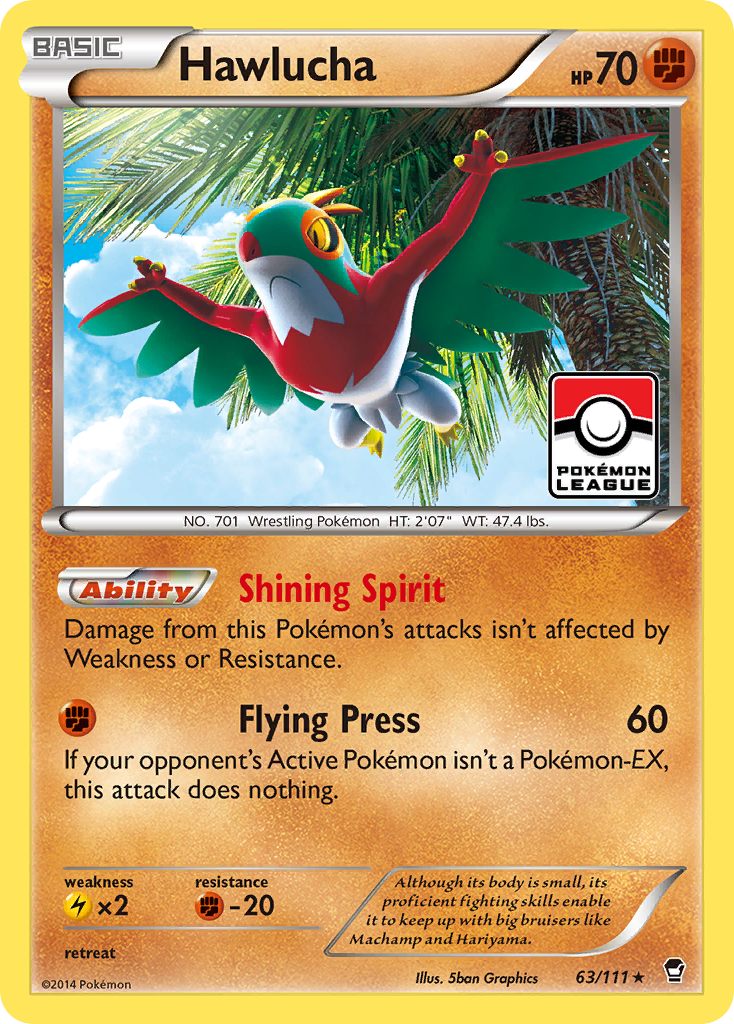 Hawlucha (63/111) [XY: Furious Fists] | Silver Goblin