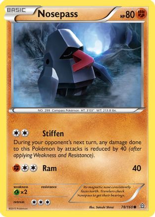 Nosepass (78/160) [XY: Primal Clash] | Silver Goblin