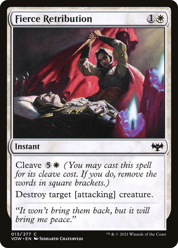 Fierce Retribution [Innistrad: Crimson Vow] | Silver Goblin