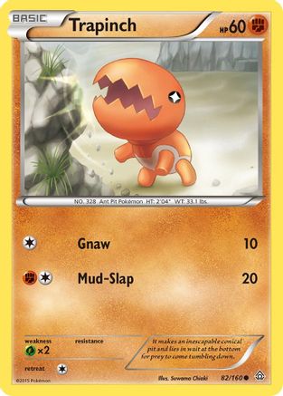 Trapinch (82) Reverse Holofoil - XY  Primal Clash