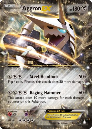 Aggron EX (93/160) [XY: Primal Clash] | Silver Goblin