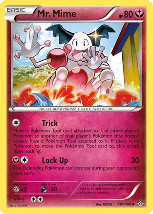 Mr. Mime (101) Reverse Holofoil - XY  Primal Clash