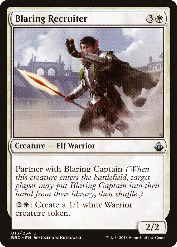 Blaring Recruiter [Battlebond] Foil