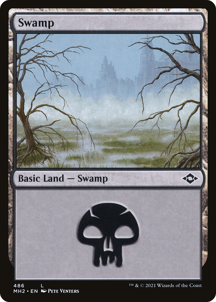 Swamp (486) [Modern Horizons 2] Foil