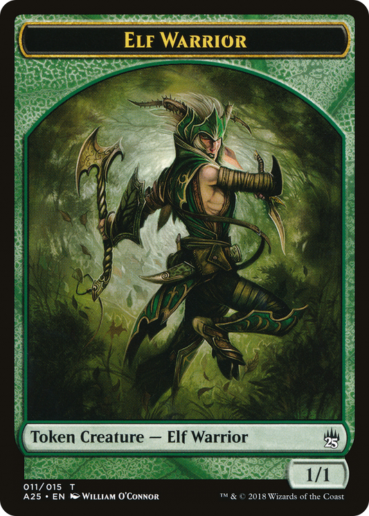 Elf Warrior Token [Masters 25 Tokens]