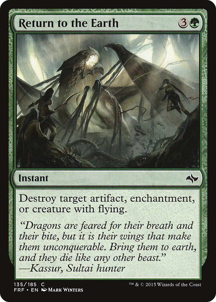 Return to the Earth [Fate Reforged] Foil