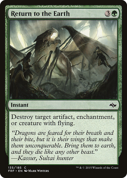 Return to the Earth [Fate Reforged] Foil