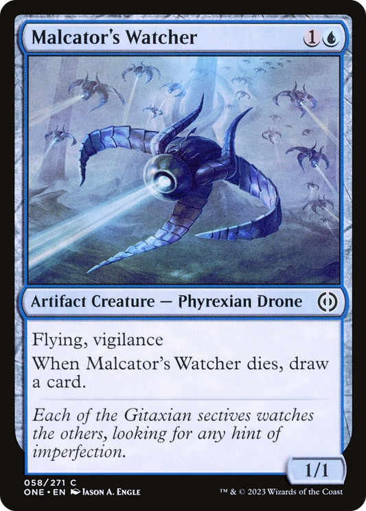 Malcator's Watcher [Phyrexia: All Will Be One] Foil