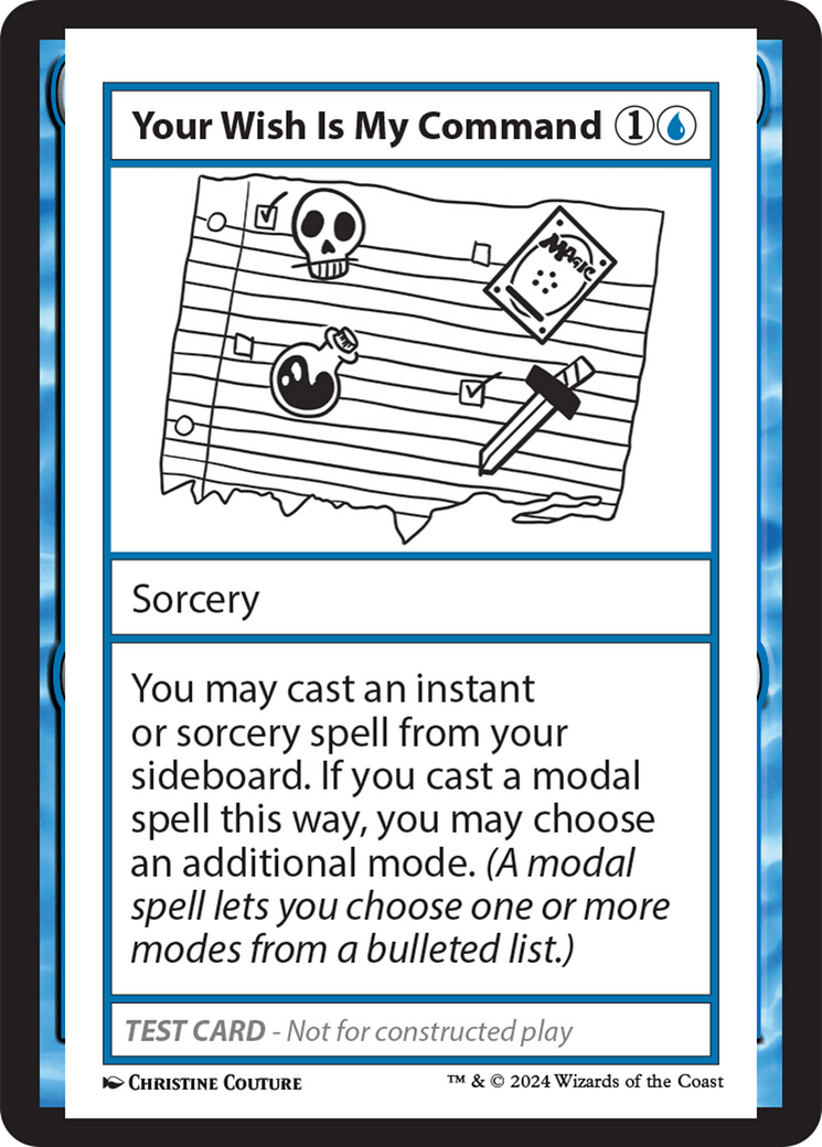 Your Wish Is My Command [Mystery Booster 2 Playtest Cards] | Silver Goblin