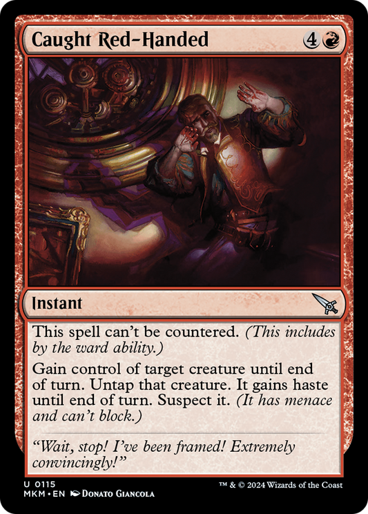 Caught Red-Handed [Murders at Karlov Manor] Foil