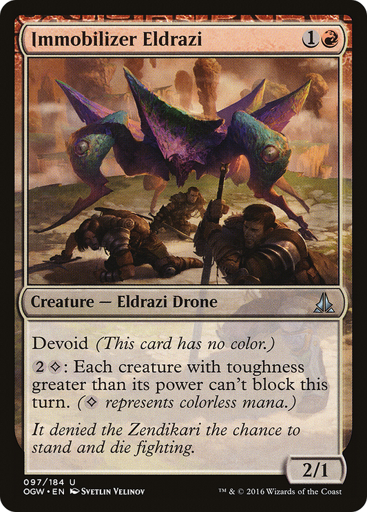Immobilizer Eldrazi [Oath of the Gatewatch] Foil
