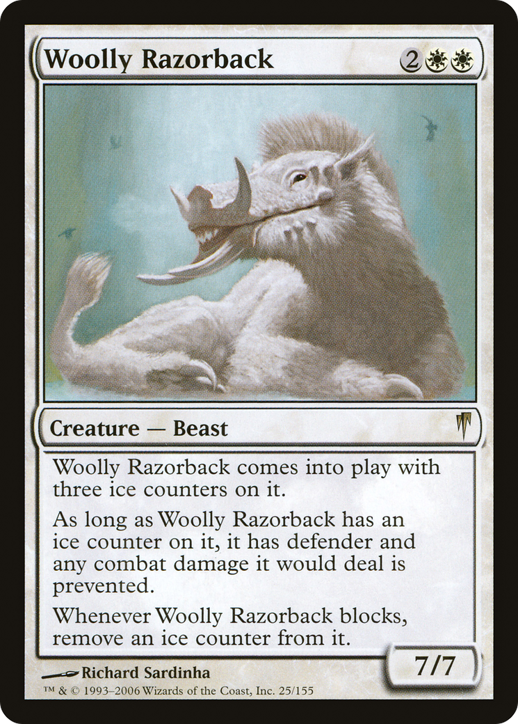 Woolly Razorback (025) - Coldsnap