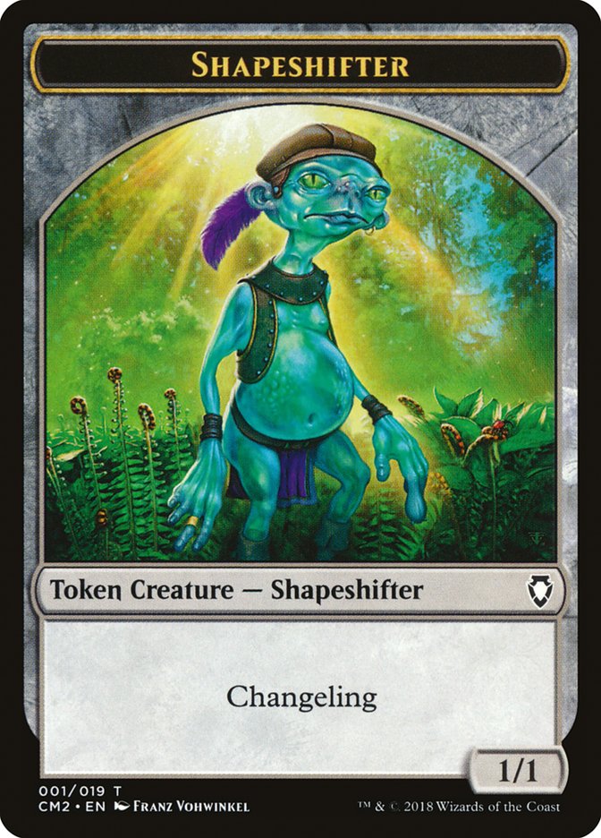 Shapeshifter Token [Commander Anthology Volume II Tokens] | Silver Goblin