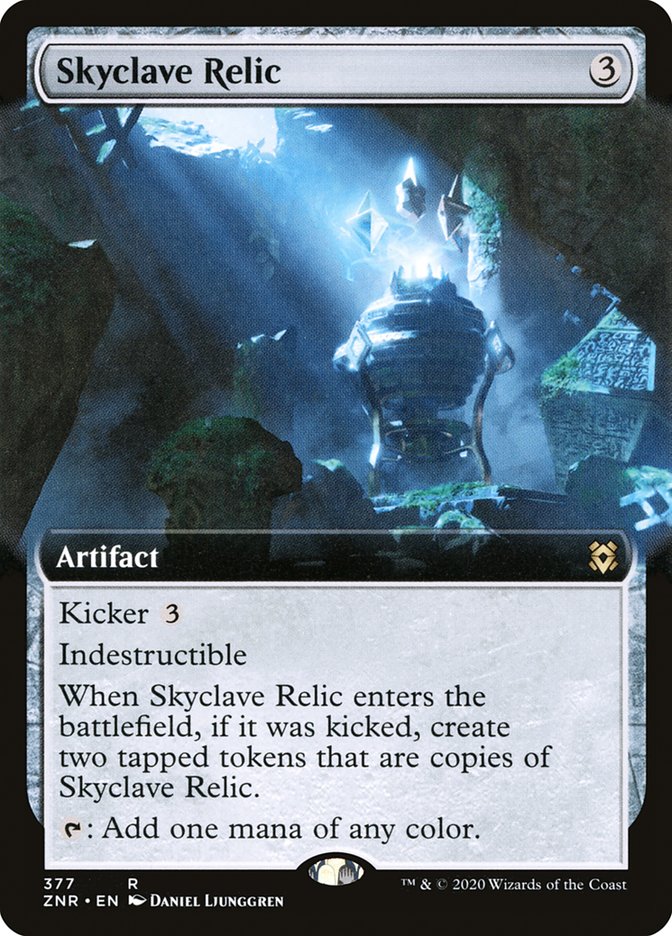 Skyclave Relic (Extended Art) [Zendikar Rising] | Silver Goblin