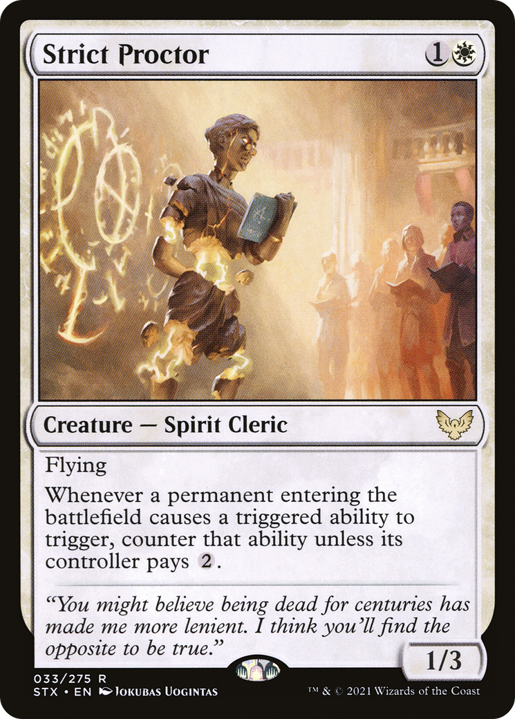 Strict Proctor [Strixhaven: School of Mages] Foil