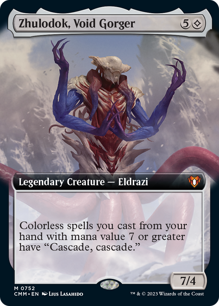 Zhulodok, Void Gorger (Extended Art) [Commander Masters] | Silver Goblin