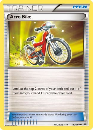 Acro Bike (122/160) [XY: Primal Clash] Reverse Holofoil