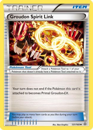 Groudon Spirit Link (131) Reverse Holofoil - Primal Clash
