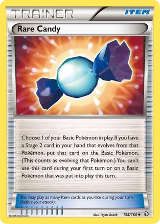Rare Candy (135) Reverse Holofoil - XY  Primal Clash