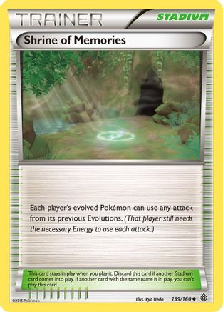 Shrine of Memories (139) Reverse Holofoil - XY  Primal Clash