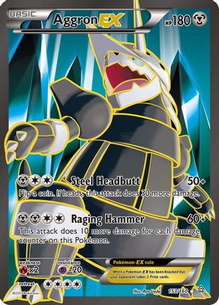 Aggron EX (153/160) [XY: Primal Clash] | Silver Goblin