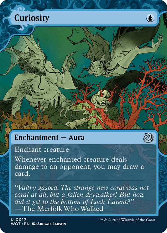 Curiosity [Wilds of Eldraine: Enchanting Tales] Foil