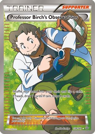 Professor Birch's Observations (159 Full Art) (159) Holofoil - XY  Primal Clash