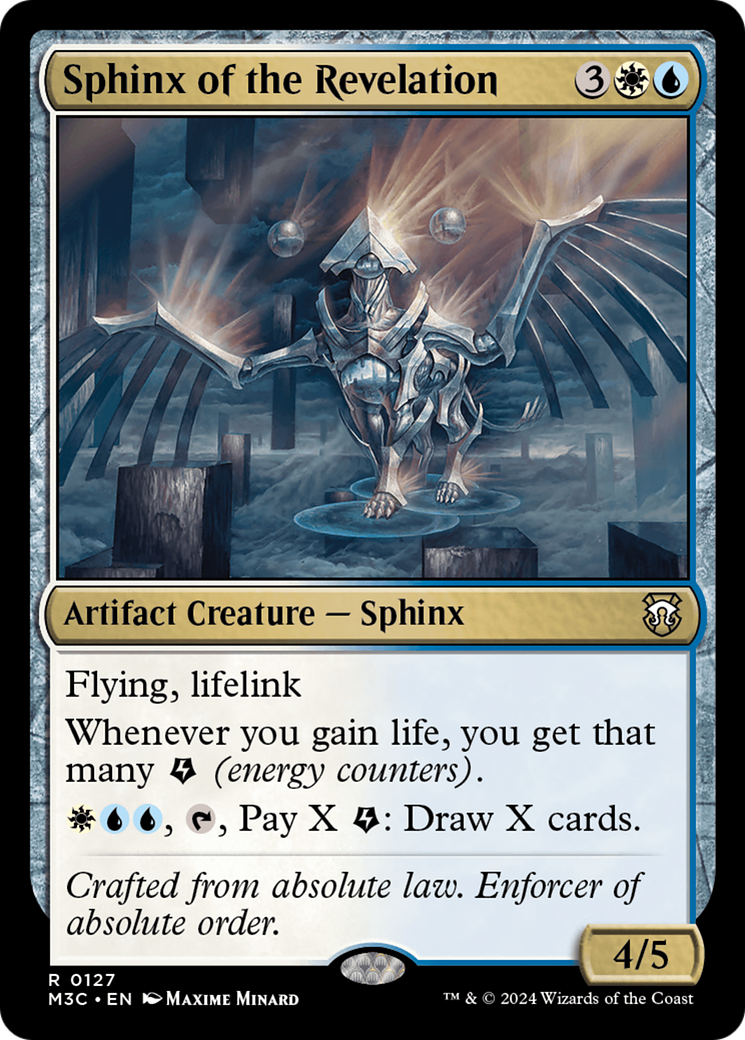 Sphinx of the Revelation (Ripple Foil) [Modern Horizons 3 Commander] | Silver Goblin
