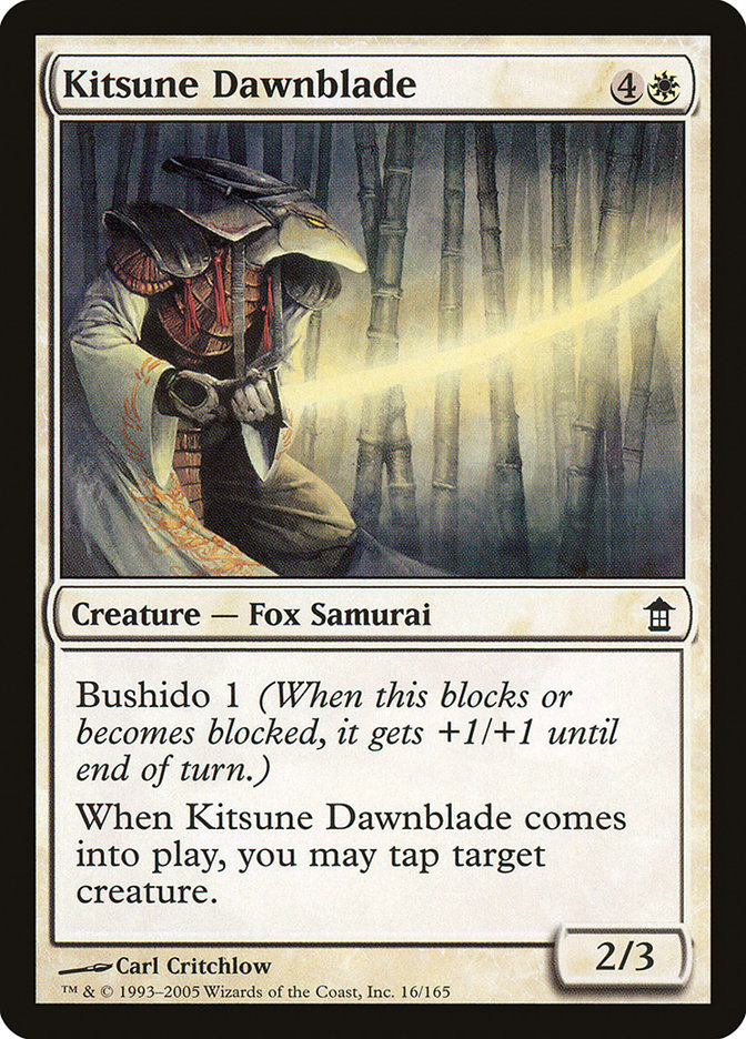 Kitsune Dawnblade [Saviors of Kamigawa] | Silver Goblin