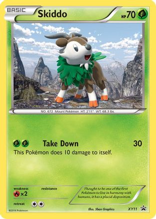 Skiddo (XY11) [XY: Black Star Promos] | Silver Goblin