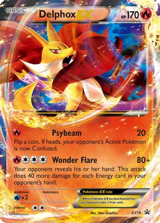 Delphox EX - XY19 (XY19) Holofoil - XY Promos