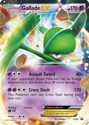 Gallade EX (XY45) [XY: Black Star Promos] | Silver Goblin