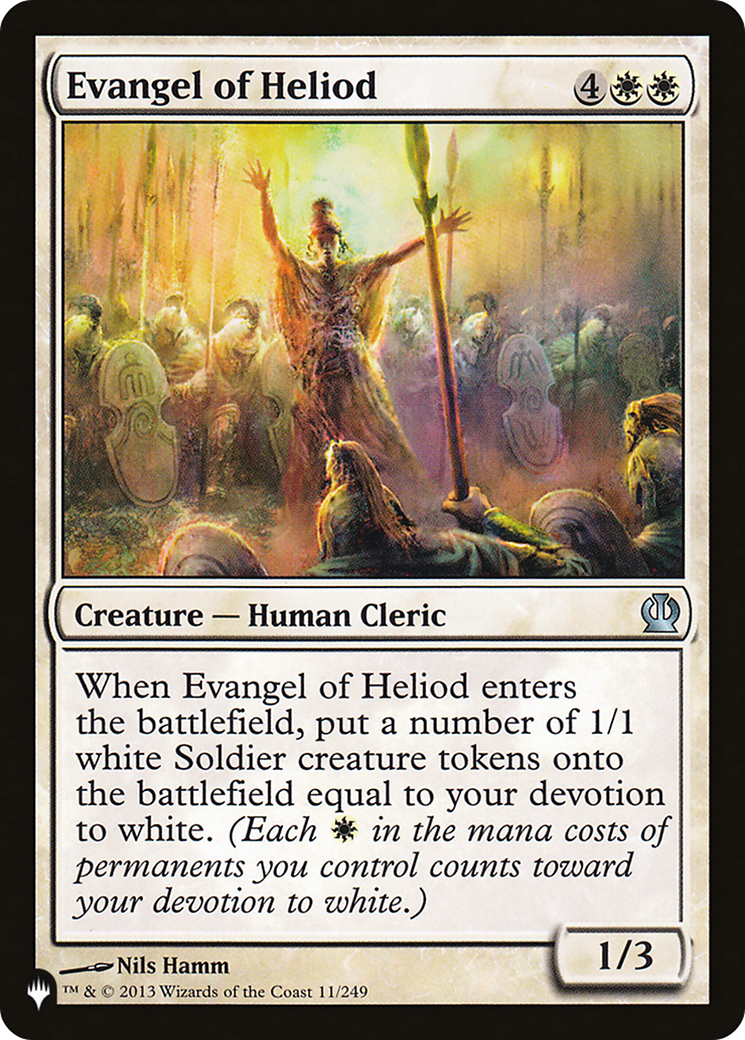 Evangel of Heliod [The List Reprints] | Silver Goblin