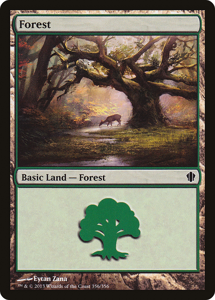 Forest (356) [Commander 2013] | Silver Goblin