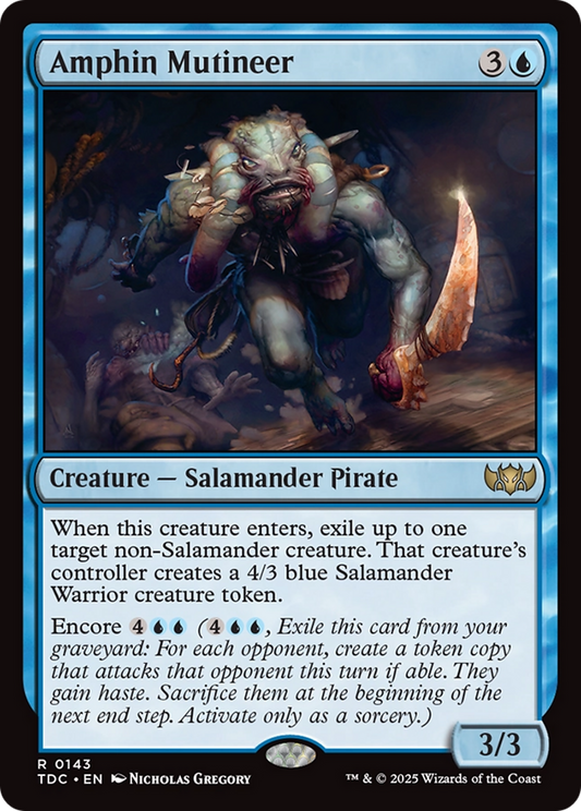Amphin Mutineer (143) - Commander: Tarkir: Dragonstorm
