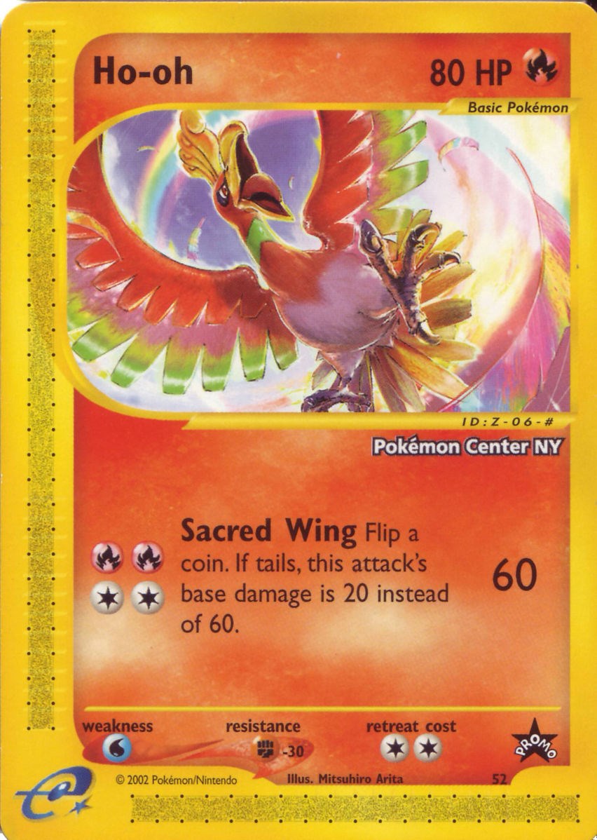 Ho-oh (52) (Pokemon Center NY Promo) [Wizards of the Coast: Black Star Promos] | Silver Goblin