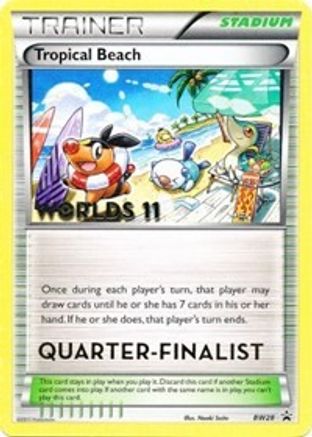 Tropical Beach (BW28) (Quarter Finalist) [Black & White: Black Star Promos] | Silver Goblin