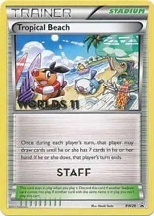 Tropical Beach (BW28) (Staff) [Black & White: Black Star Promos] | Silver Goblin