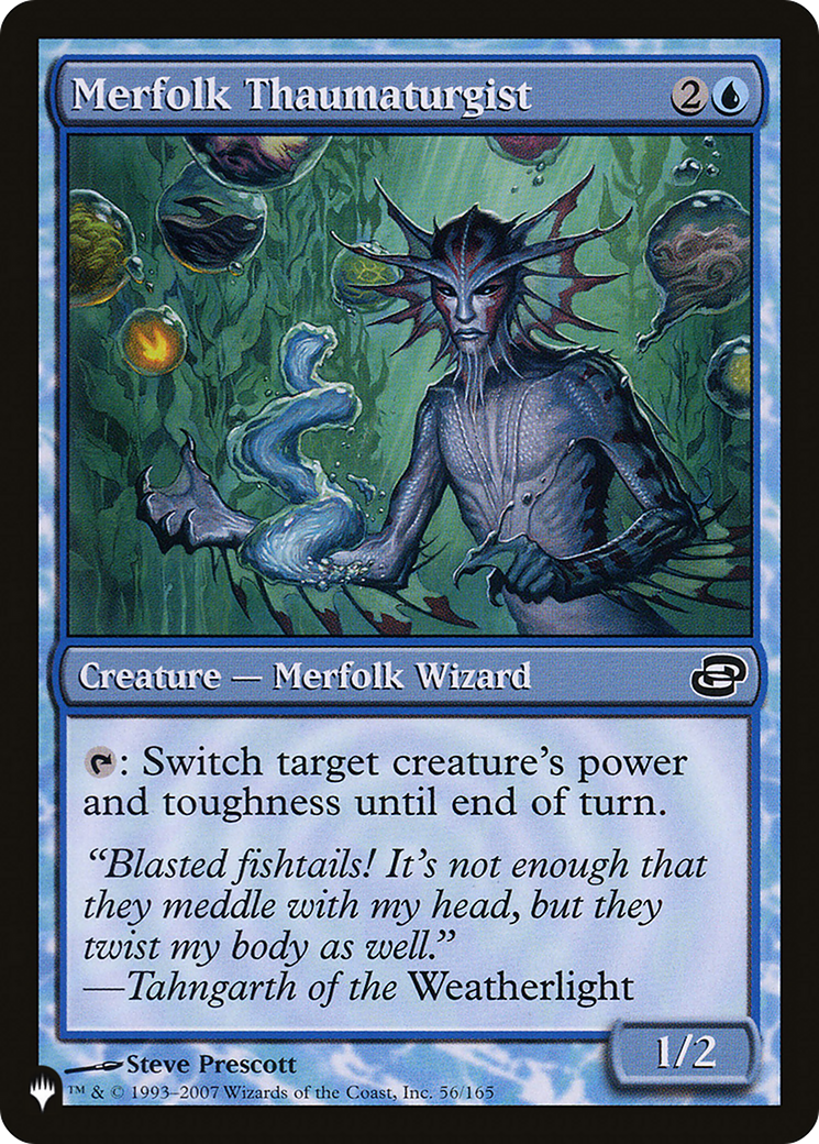 Merfolk Thaumaturgist [The List Reprints] | Silver Goblin