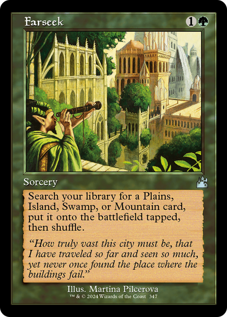 Farseek (Retro Frame) [Ravnica Remastered] Foil