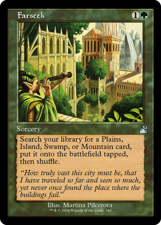 Farseek (Retro Frame) [Ravnica Remastered] Foil