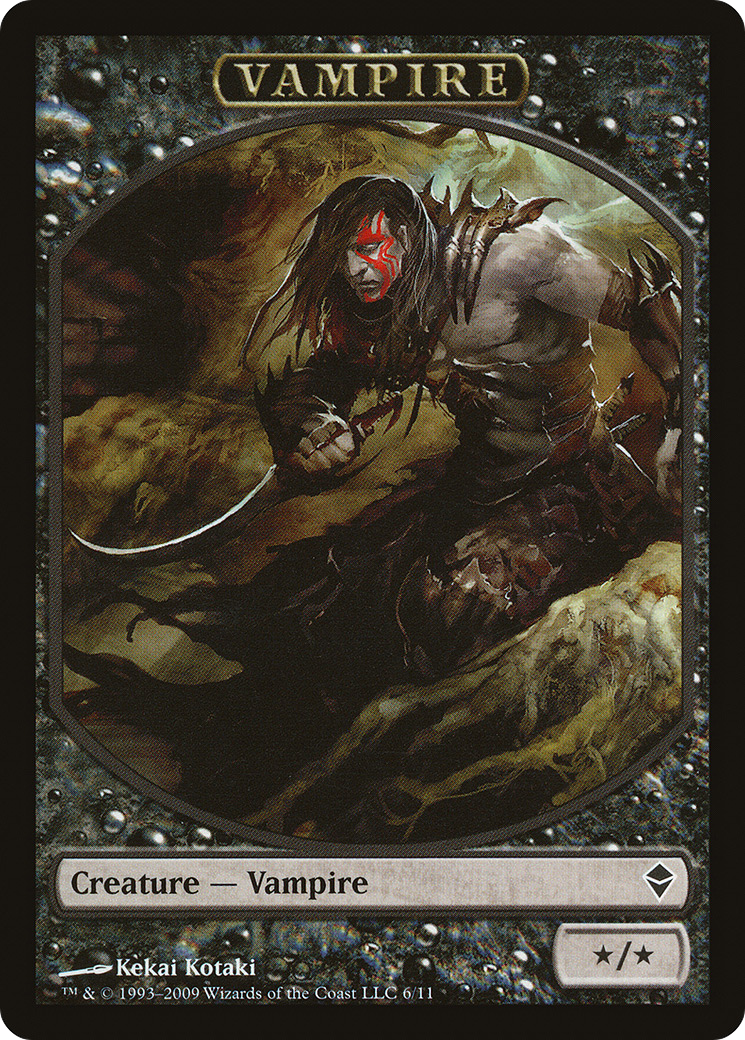 Vampire Token [Zendikar Tokens] | Silver Goblin