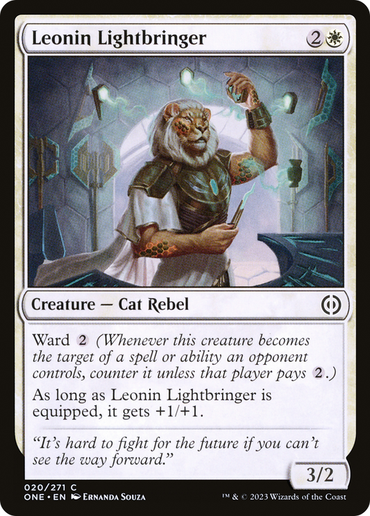 Leonin Lightbringer [Phyrexia: All Will Be One] Foil