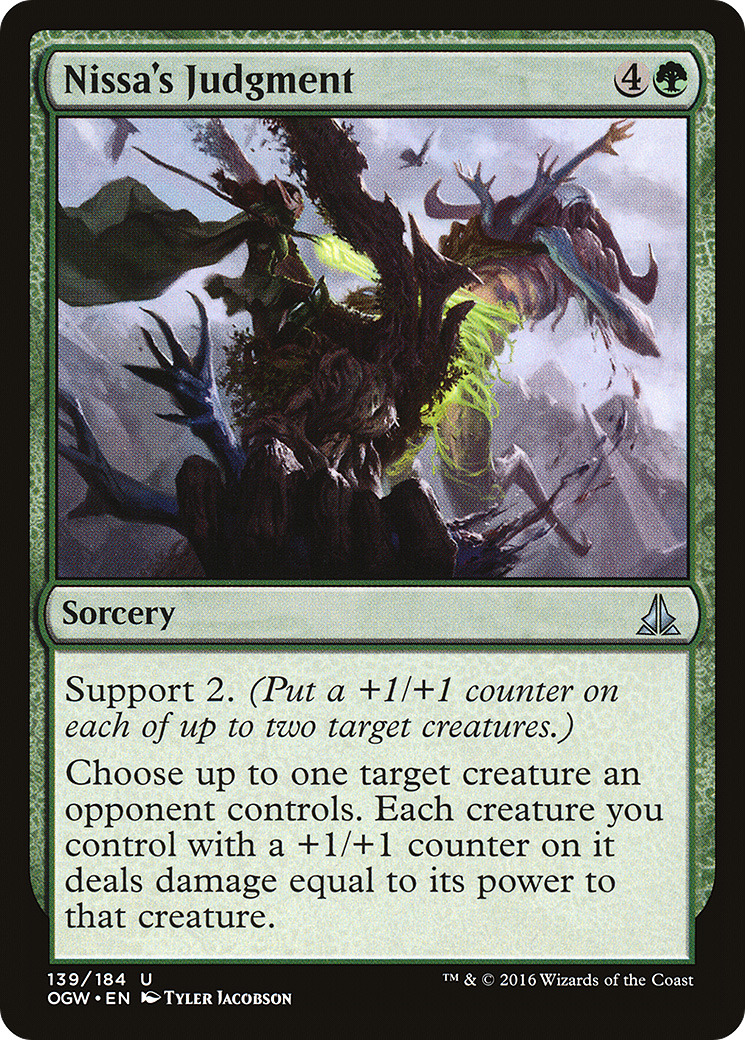 Nissa's Judgment (139) - Oath of the Gatewatch