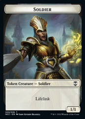 Soldier (09) // Cat Beast Double-Sided Token [Streets of New Capenna Commander Tokens] | Silver Goblin