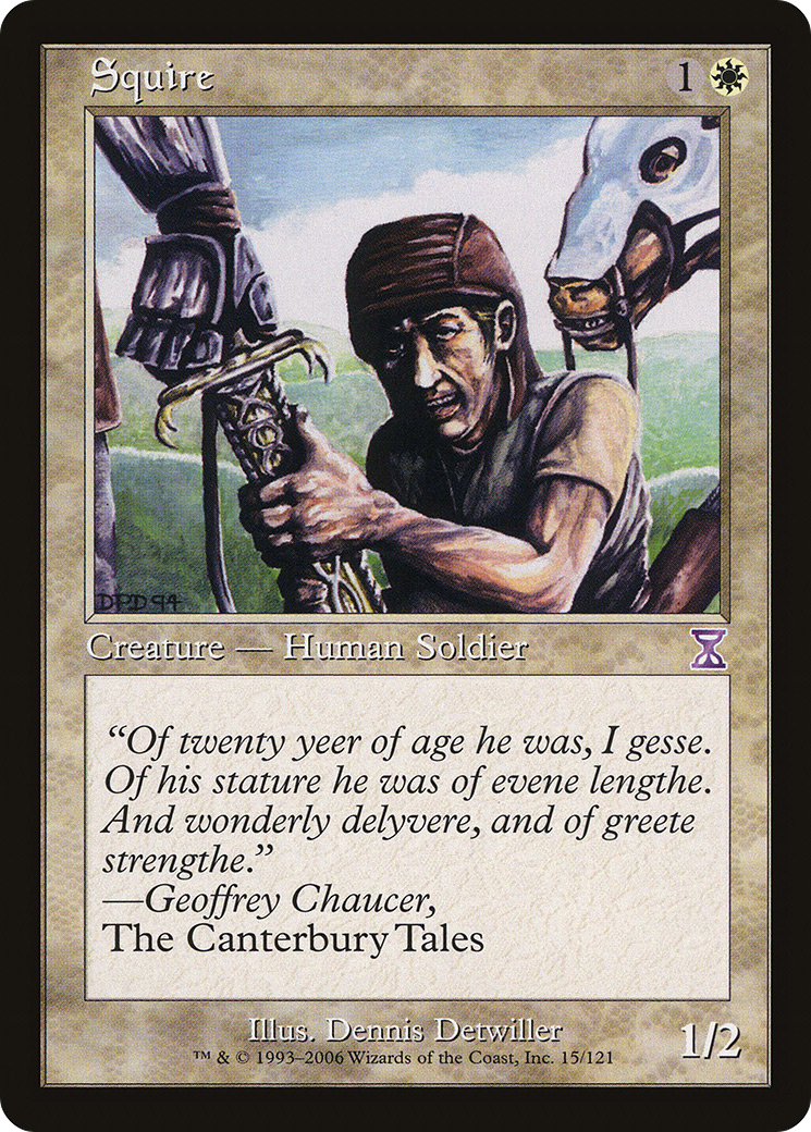 Squire (Retro) (015) - Time Spiral Timeshifted