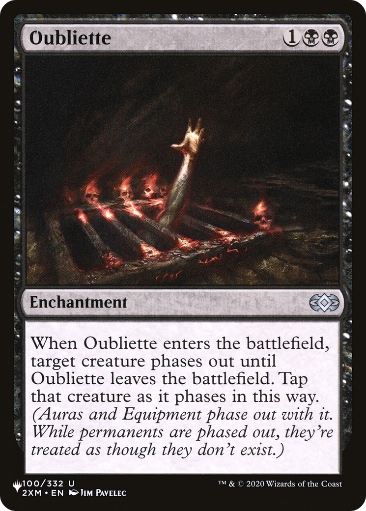 Oubliette [The List]