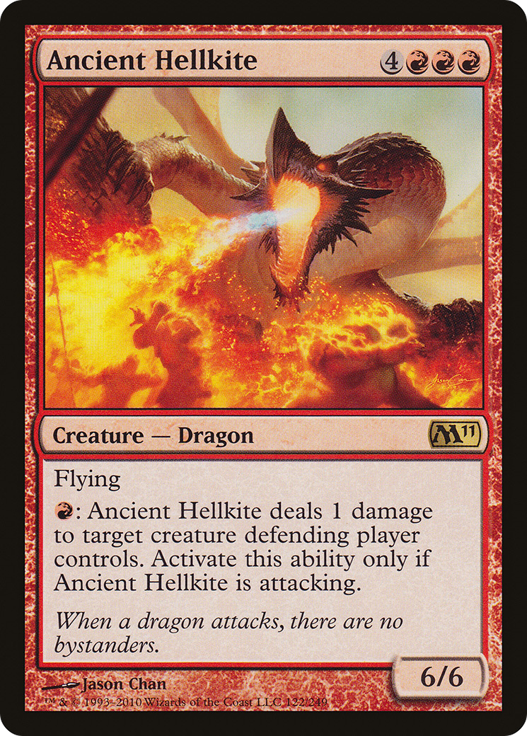 Ancient Hellkite [Magic 2011] Foil