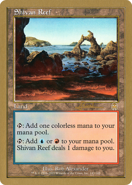 Shivan Reef (Antoine Ruel) [World Championship Decks 2001]